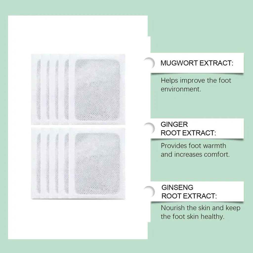 🌿Overnight Foot Relief Patches (20 Pads) – Relax & Refresh While You Sleep | Buy 1 Get 1 FREE